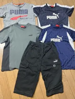 Puma プーマ　5点セット　まとめ売り　　Tシャツ　ショートパンツ　150