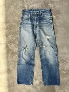 levi's 502 W32 L31 リーバイス 古着 ライトブルー　ダメージ