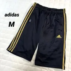 adidas アディダス ハーフパンツ ショートパンツ M ブラック 3本ライン