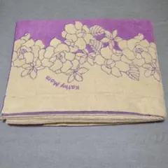 Kathy Mom ハーフケット 花柄 パープル
