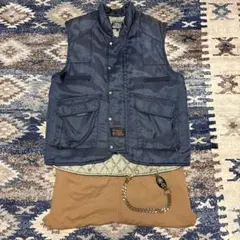 ⭕️レア Schott ショット リバーシブル ダウンベスト アメカジ バイクのサムネイル