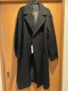 MICHEL KLEIN HOMME チェスターコート ブラック サイズ48のサムネイル