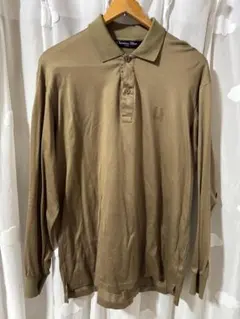 Christian Dior カーキ 長袖ポロシャツ 古着
