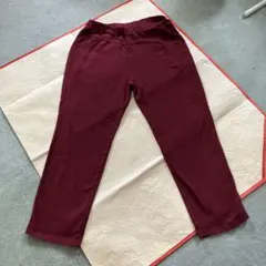 ビックなワイン色(バーガンディ )ゆったりイージーパンツ