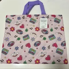 レッスンバッグ キルティング ピンク 総柄のサムネイル