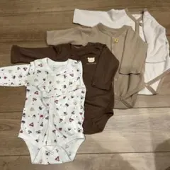 ベビー肌着 長袖 4点セット 80cm