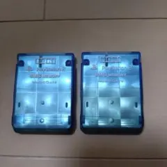 プレステ2 PS2 HORI 8MB メモリーカード 青 2枚 ジャンク品