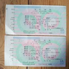 34年前！ TUBE コンサートチケット 1992年 2枚セット