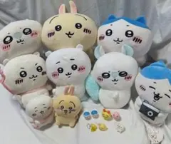 ちいかわ　うさぎ　ハチワレ　モモンガ　ぬいぐるみ　フィギュア　 etc.１６点
