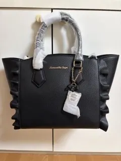 【新品未使用タグ付き美品】samantha vega ハンドバッグ　チャーム付き