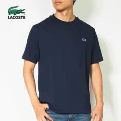 LACOSTE ラコステ クルーネックTシャツ Mサイズ　ネイビーのサムネイル