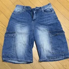 半ズボン　デニム　ハーフパンツ　韓国