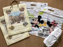ディズニー　ランドホテル　紙袋　お土産袋　石鹸　スリッパ　セット