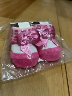 MIKI HOUSE ベビー靴下 9-11cm ピンク