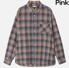 【2plan】Aurora Overfit Check Shirt シャツ