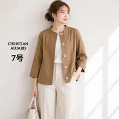 CHRISTIAN AUJARD ノーカラージャケット S レディース リネンのサムネイル