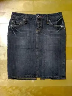 COMME CA ISM　デニム　タイトスカートM　古着