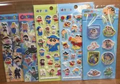 クレヨンしんちゃん　ウォーターシール　立体シール　ぷっくりシール