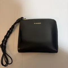 JIL SANDER 二つ折り財布 黒 がま口 - メルカリ