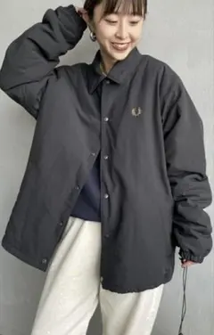 FRED PERRY [フレッドペリー] 別注 パデッドボタンスルージャケット