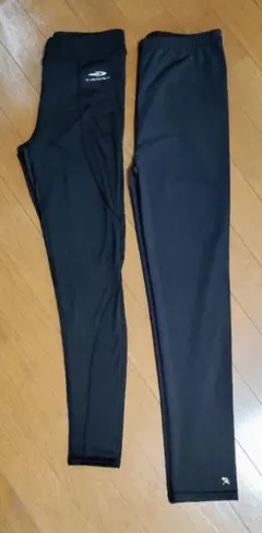 TIGORA アーノルドパーマー スパッツ2枚 黒
