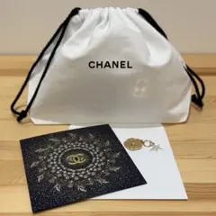 シャネル CHANEL チャーム 巾着 ポーチ メッセージカード セット