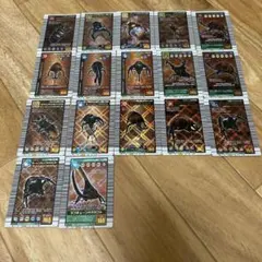甲虫王者ムシキング　銅カード17枚まとめ売り