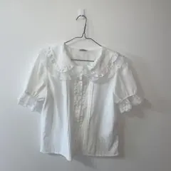 VOLCAN&APHRODITE チュールフリルブラウス(半袖)