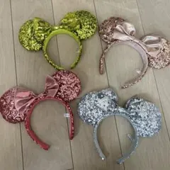 ミニーカチューシャ4個セット