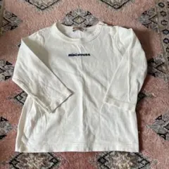 ミキハウス 長袖Tシャツ 90サイズ ホワイト