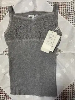 新品未使用　HANAE MORI ラメ入りインナー　 キャミソール