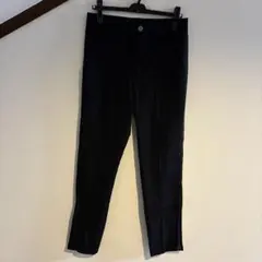 DIESEL ディーゼル　ブラック スラックス　サイドジップアップ　サイドライン