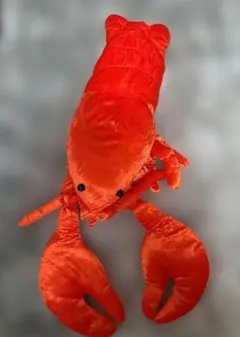 くったりロブスターぬいぐるみ　アミューズメントぬいぐるみ　タグ付き