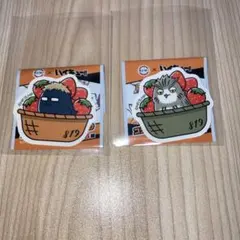 ハイキュー スシロー コラボ限定ステッカー 月島蛍 木兎光太郎