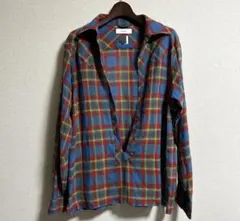 FACETASM ファセッタズム　チェック　ウール　シャツプルオーバーのサムネイル