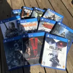 PS4ゲームセット（Witcher 3, Destiny 2等）
