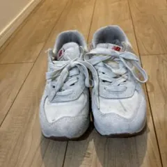 NEW balance574 厚底　ホワイトスニーカー　箱付き