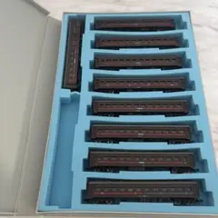 99、鉄道模型セット 9両 茶色 専用ケース付き