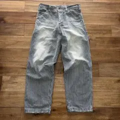 ロデオクラウン　used加工　ヒッコリーパンツ　サイズ2