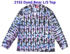 Supreme Dyed Bear L/S Topタイダイ 長袖カットソー M