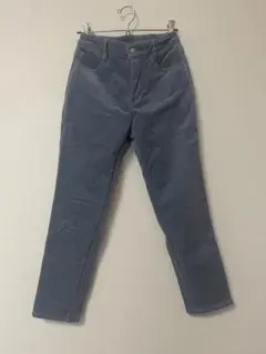 フェリシモ裏ボアパンツ デニム風 ストレッチ コーデュロイ