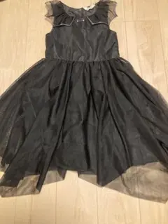 黒チュールワンピース　140 美品