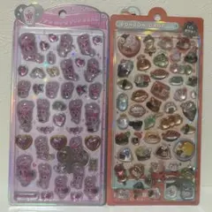 【新品＆正規品】うるちゅるポップシール＆ボンボンドロップシール　2枚セット