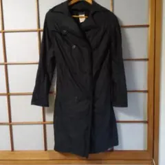 黒 ダブルブレストコート サイズ38