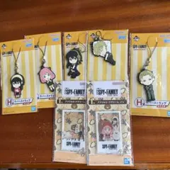 一番くじスパイファミリー　アクリルカードチャーム、ラバーストラップまとめ売り