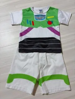 バースデイ☆トイストーリー　バズ半袖ラッシュガード&パンツセット　100サイズ