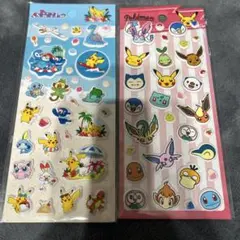 ポケモン 立体シールセット 2枚