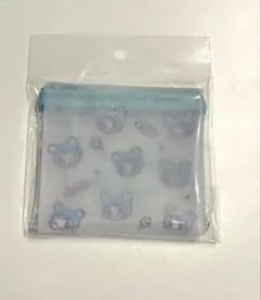 ナルミヤハッピーパーク メゾピアノ クリアフラットポーチ ブルーベリエちゃん