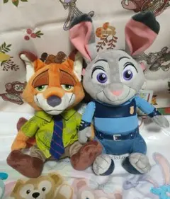 タグ付 ニック ジュディぬいぐるみ ポーチ ショルダーバック ズートピア