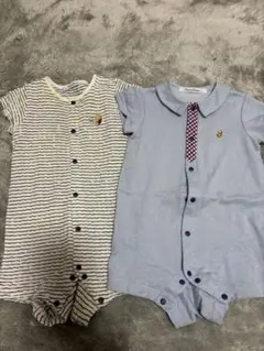 ファミリア　ロンパース　半袖　ボディオール80 セット
